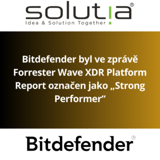 Bitdefender byl ve zprávě Forrester Wave XDR Platform Report označen jako „Strong Performer“