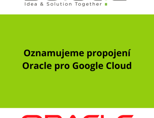 Oznamujeme propojení Oracle pro Google Cloud