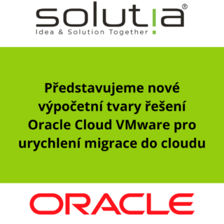 Představujeme nové výpočetní tvary řešení Oracle Cloud VMware pro urychlení migrace do cloudu