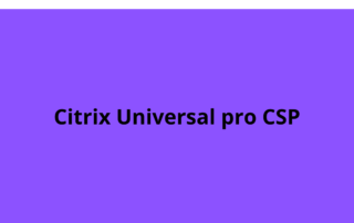 Citrix Universal pro CSP