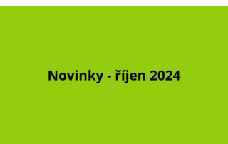 Novinky - říjen 2024