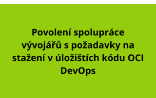 Povolení spolupráce vývojářů s požadavky na stažení v úložištích kódu OCI DevOps