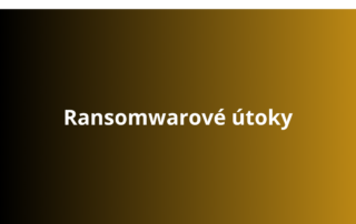 Ransomwarové útoky