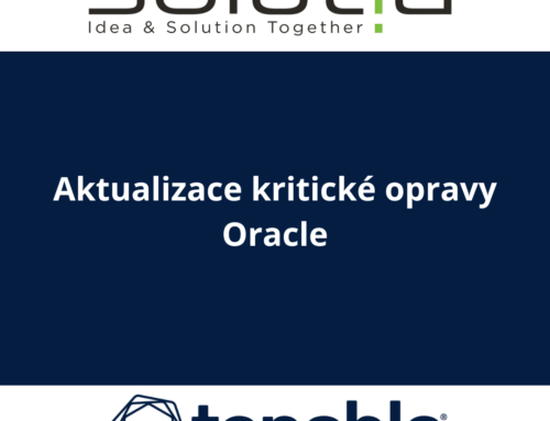 Aktualizace kritické opravy Oracle