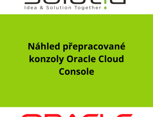 Náhled přepracované konzoly Oracle Cloud Console